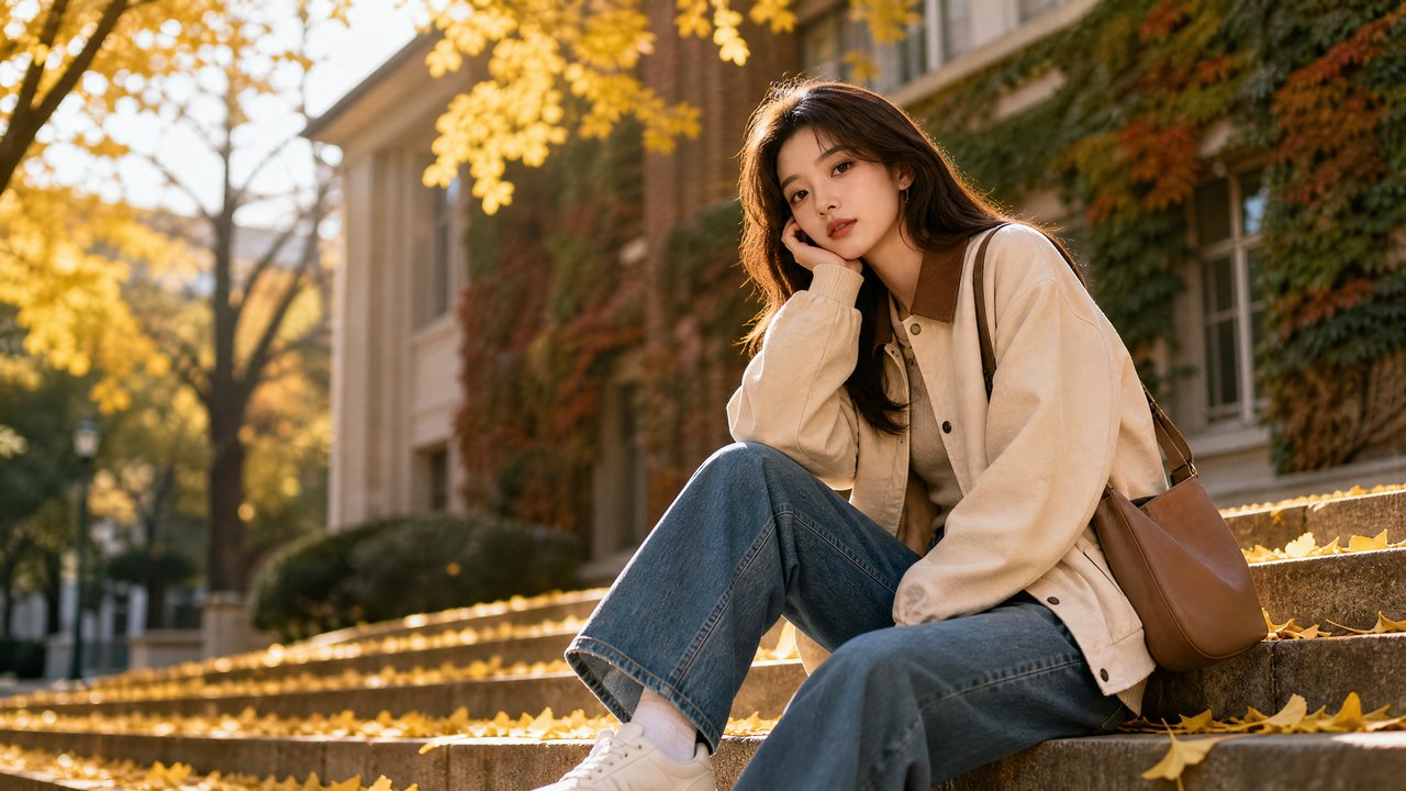 溏心 秋季写真：美少女摄影教程传媒
